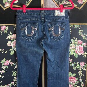 True Religion Dazzled Bootcut Jeans Size 28